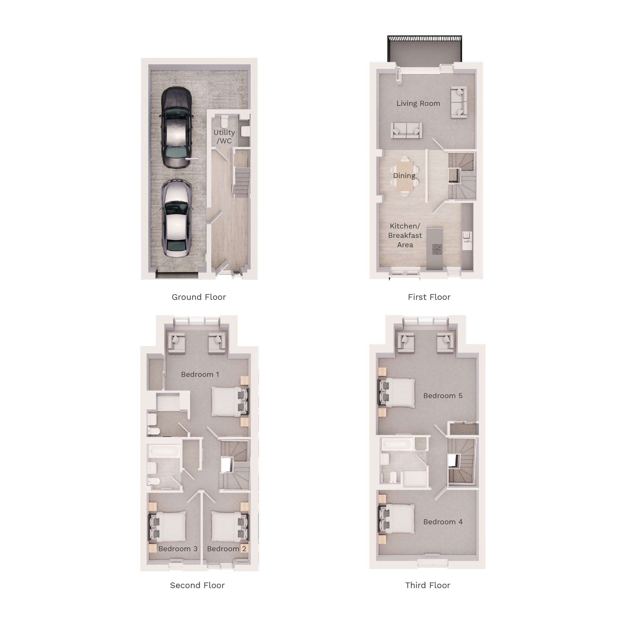 Taw Wharf 5 Bed Apartment (158) Floorplan