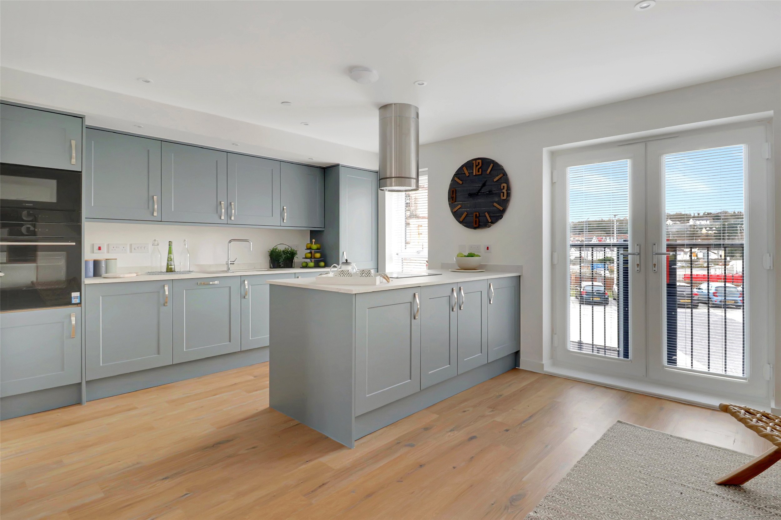 Kitchen of plot 152 at Taw Wharf in Barnstaple